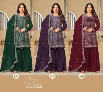 AANAYA VOL 182 DANI CREATION GEORGETTE DESIGNER SALWAR SUIT WHOLESALER IN INDIA